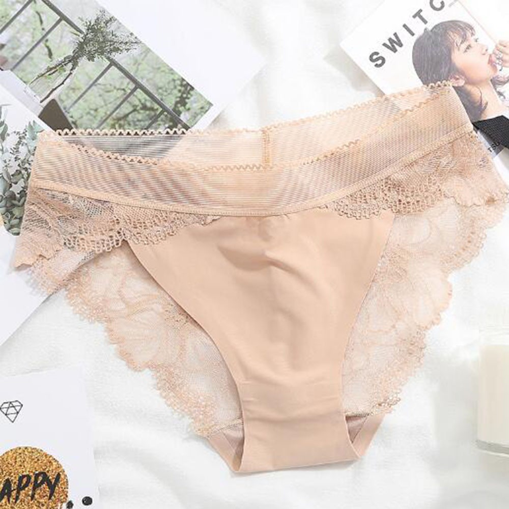 Quần lót ren giấu đường may size lớn cho nữ