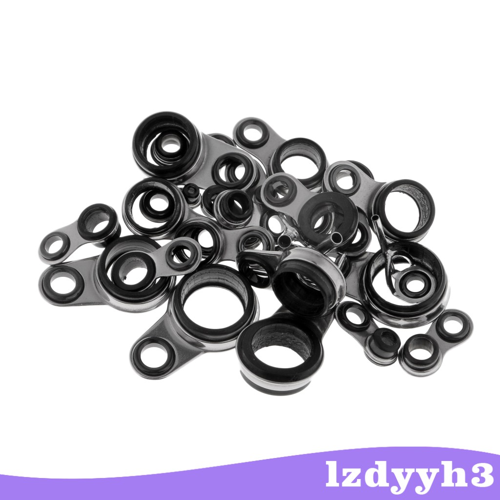 Bộ 25 Vòng Dẫn Cần Câu Cá 1.0-10mm