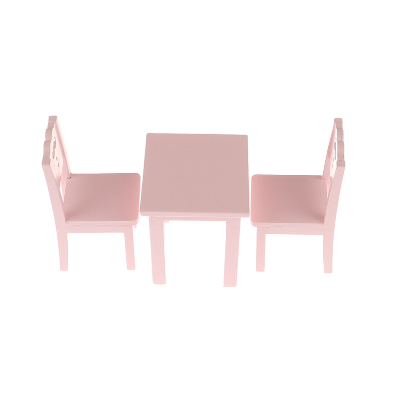 Bộ Ghế Gỗ Tỉ Lệ 1: 12 Trang Trí Nhà Búp Bê