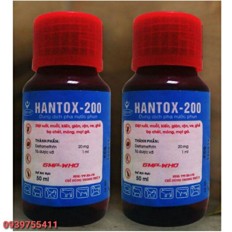 Hantox 200 Diệt Muỗi Hantox Xịt Kiến Hantox Xịt Con Trùng Mạt Gà Đá Hantox Diệt Bọ Chét