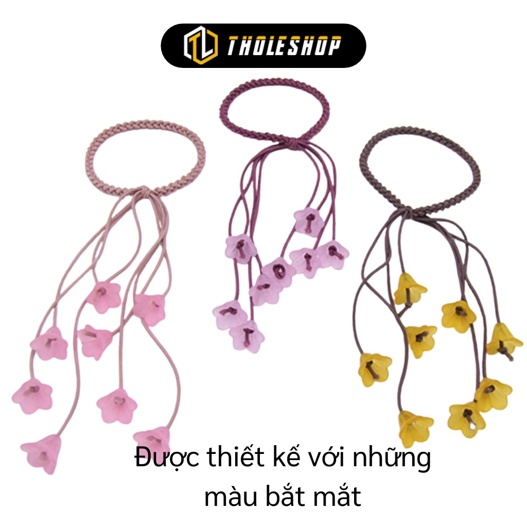 Dây Cột Tóc - Dây Chun Buộc Tóc Cổ Trang Kiểu Hoa Rơi Nhẹ Nhàng, Xinh Xắn Cho Nữ 9028