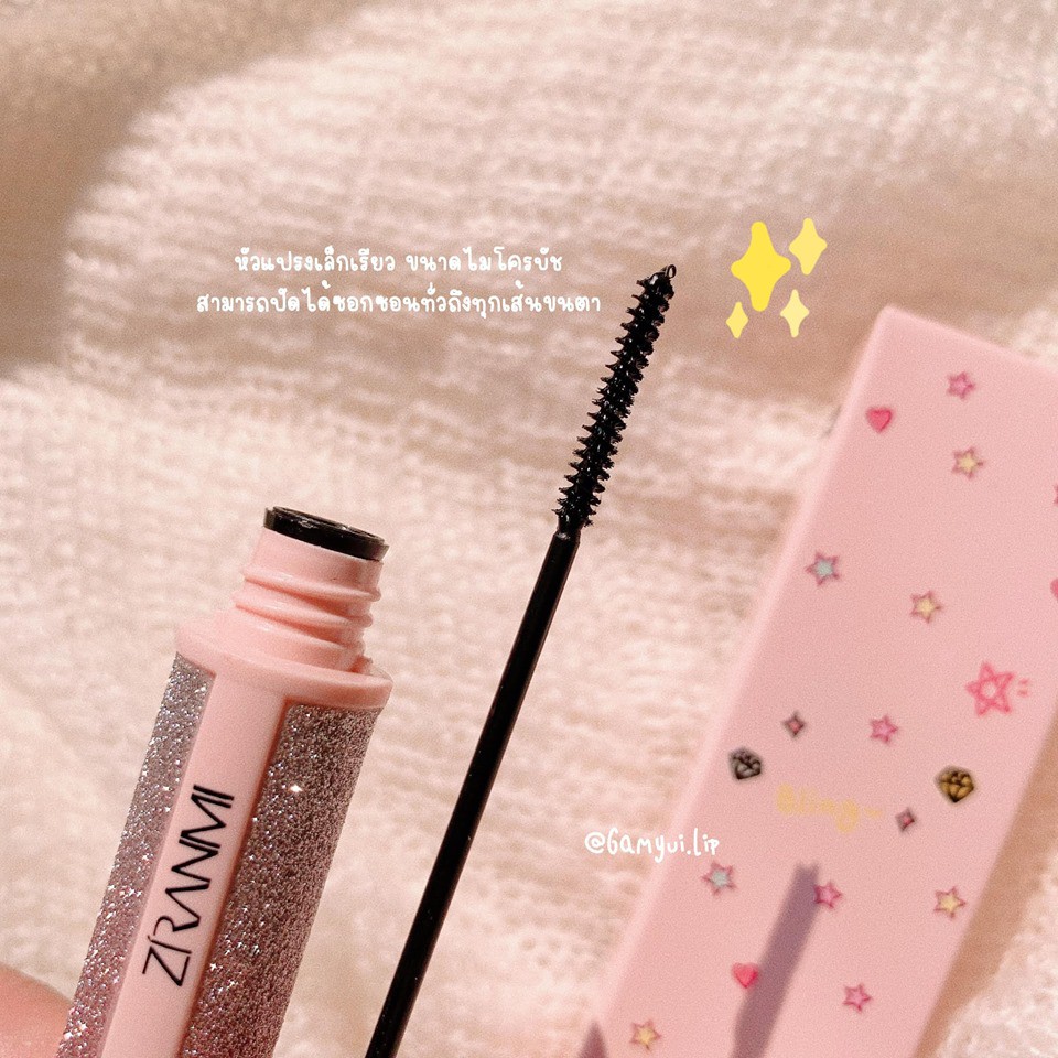 Mascara Siêu Mảnh , Cho Mi Cong Tự Nhiên Zranmi vỏ kim tuyến xinh xắn