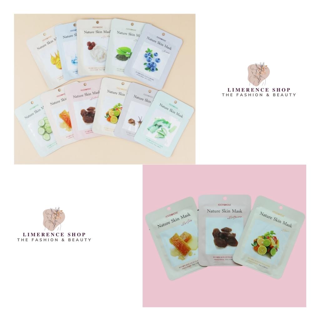 Mặt Nạ Trắng Da Dưỡng Ẩm Nature Skin Mask FOODAHOLIC 20ml