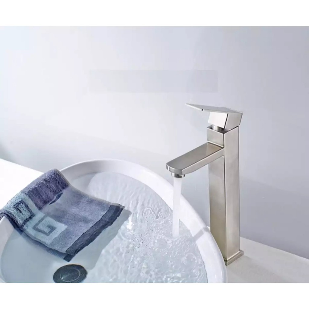 Vòi Lavabo Nóng Lạnh Inox SUS 304 – Vòi Nước Lavabo Nóng Lạnh