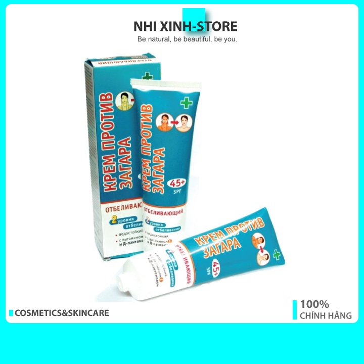 Kem Chống Nắng Dưỡng Trắng Da Của Nga SPF 50+
