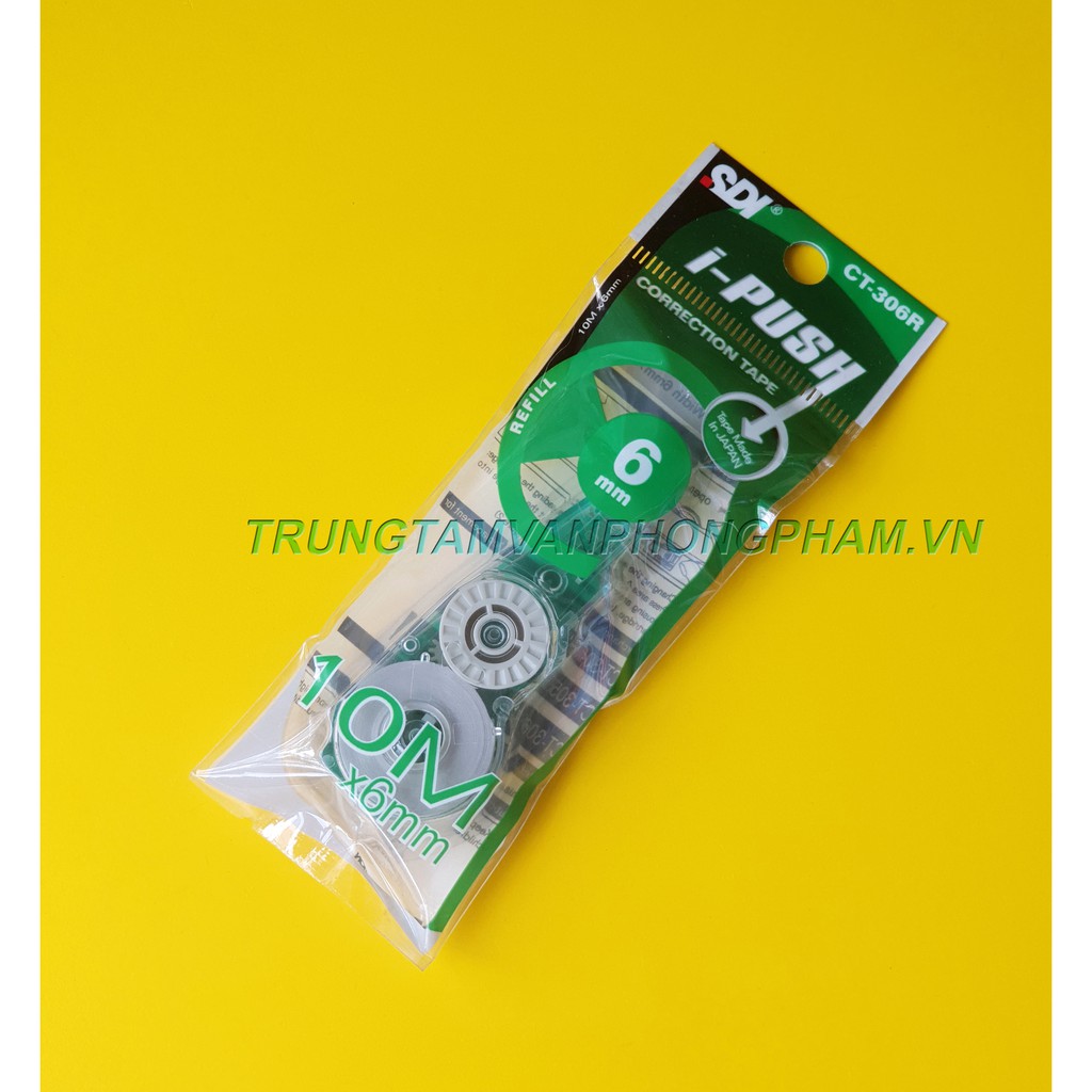 Băng xóa SDI Correction Tape l-Push Pulo CT ECT 304 305 306