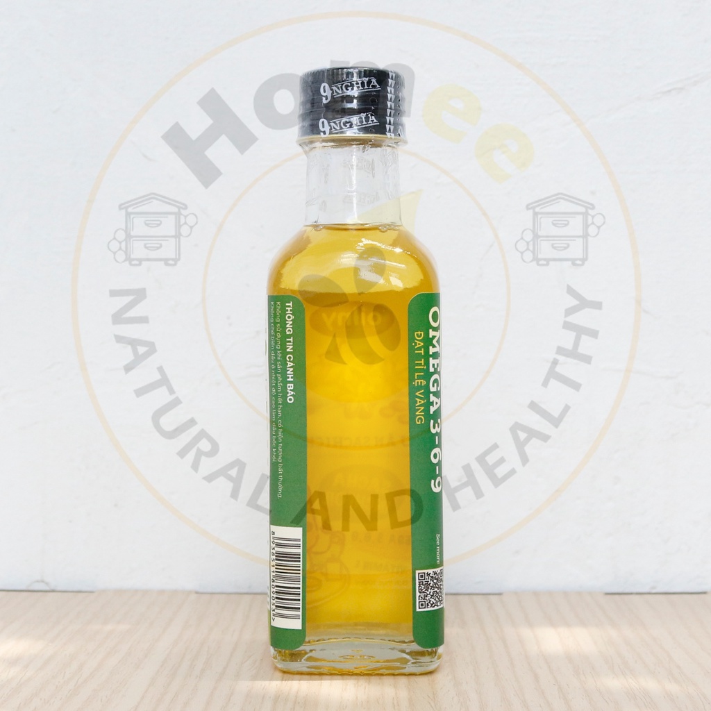 Dầu ăn Sachi cho bé ăn dặm 100ml OILNY 9-NGHĨA | Gia vị ăn dặm dành cho bé từ 6 tháng | NÔNG TRẠI HOMEE