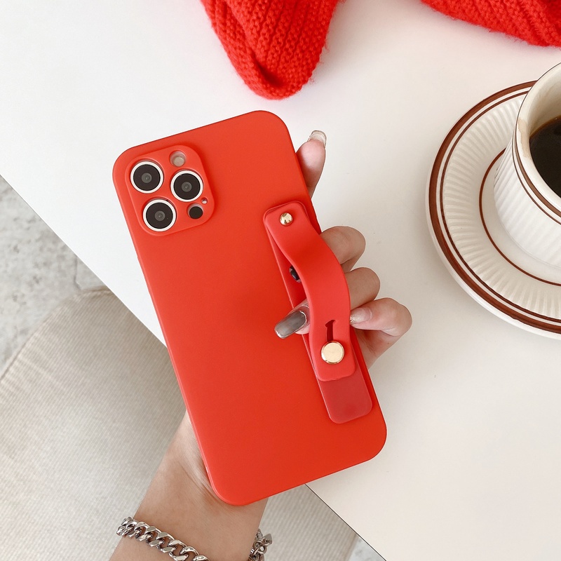 Ốp Điện Thoại Silicon Có Giá Đỡ Cho iPhone 13 12 11 Pro MAX XS X XR XS MAX 7 8 Plus