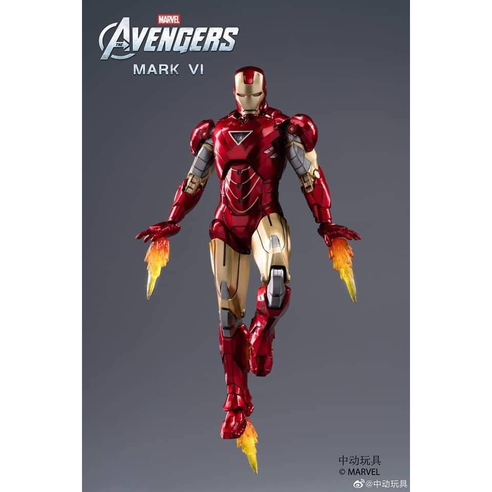 Mô Hình Người Sắt ZD Toys Iron Man Mark VI  Sacle 1:10