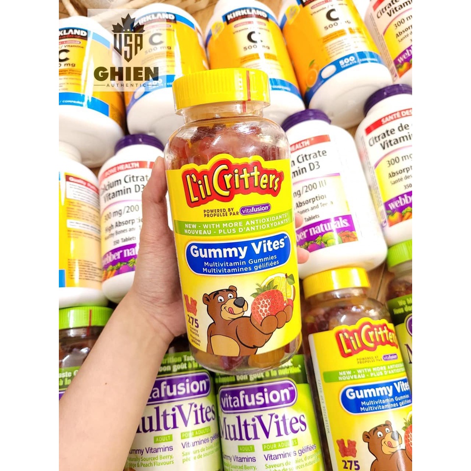 Kẹo Dẻo Bổ Sung Vitamin Gấu Lil'Critter Gummy Vites Multivitamin Complete Cho Trẻ Từ 2 Tuổi 300 Viên