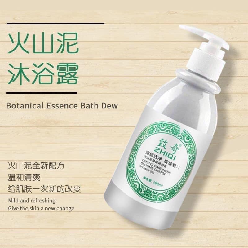 Sữa Tắm Trắng Da Bùn Non Khoáng Núi Lửa Zhi-Qi Nội Địa Cực Hot