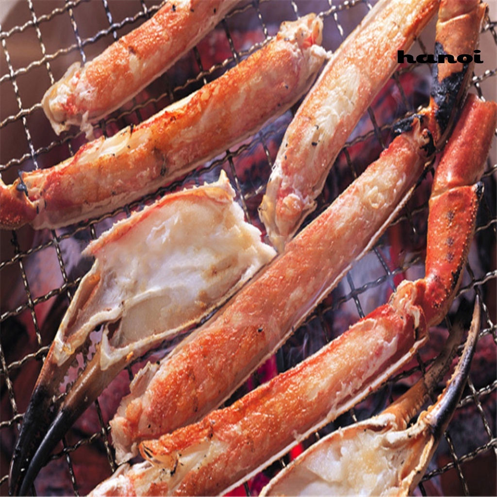 Vỉ Nướng Bbq Hình Vuông Bằng Thép Không Gỉ Tiện Dụng Mang Theo Du Lịch