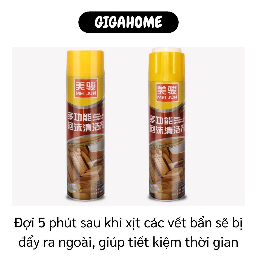 Bình xịt làm sạch xe hơi   GIÁ VỐN]   Chai xịt vệ sinh nội thất ô tô Meijun 650ml đánh bay mọi vết bẩn cứng đầu 9418