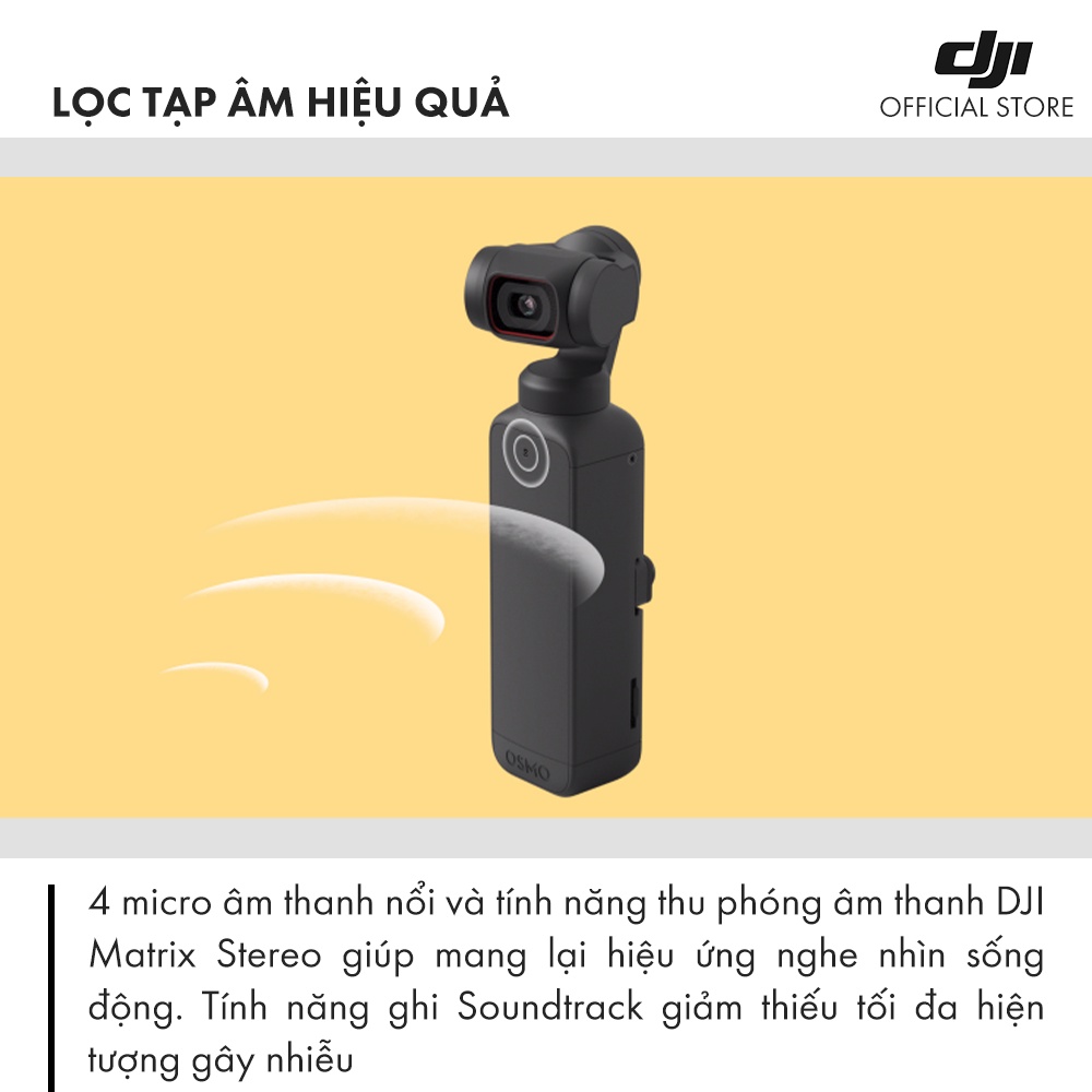 Máy quay bỏ túi dji osmo pocket 2 máy quay phim chống rung 4k 60fps - ảnh sản phẩm 6