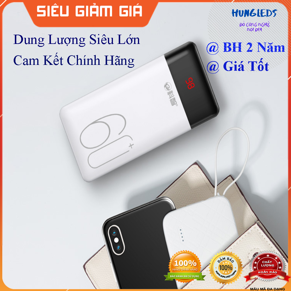 Pin sạc dự phòng Kezhi KZ605 dung lượng 60000MAH 4 cổng ra hỗ Trợ sạc nhanh 2 chiều