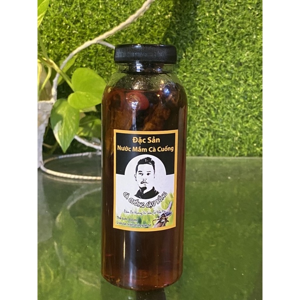 Nước Mắm Cà Cuống Cậu Bống-Chai Tròn 300ml-Nguyên Con