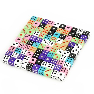 Bộ 100 viên xí ngầu mini nhiều màu sắc