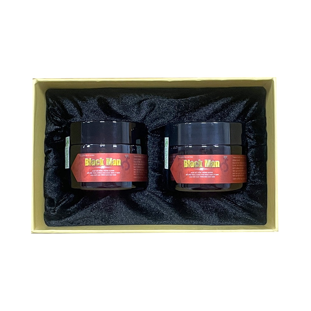 Viên Uống Tăng Cường Sinh Lý Nam Giới Black Man Fobelife Hộp 2 Lọ x 30 Viên