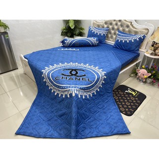 Bộ Drap Thun Hàn Quốc mát lạnh 4 món
