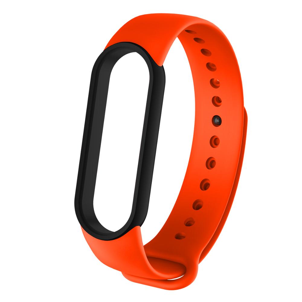 Dây Đeo Thay Thế Chất Liệu Silicon Thiết Kế Nhiều Màu Sắc Cho Xiaomi Mi Band 5 Xiaomi Mi Band 5