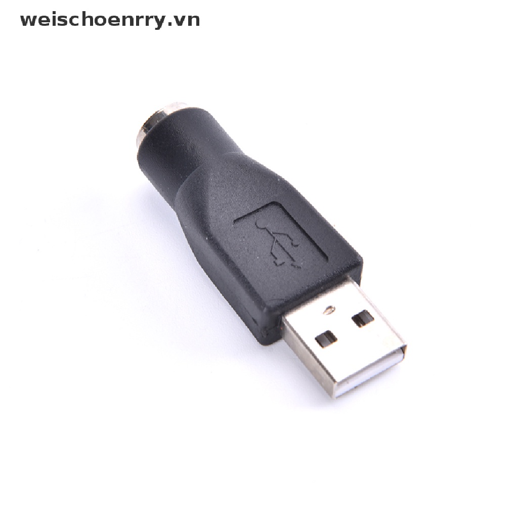 Bộ chuyển đổi WW từ cổng cắm PS2 PS / 2 sang đầu cắm USB thích hợp cho Máy tính/ laptop/ Bàn phím/chuột