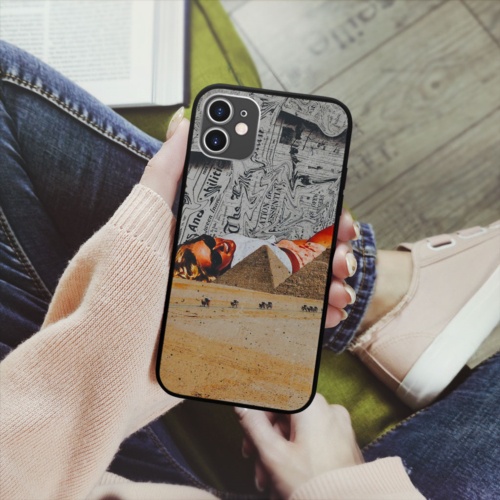 Ốp lưng iphone hình egypt collage art pop art cute bảo về camera  cho các dòng SAMSUNG PAP20210860