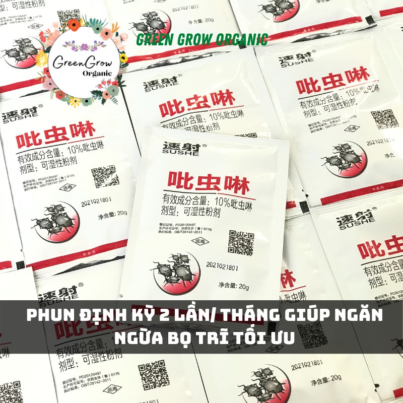 Thuốc Diệt Bọ Trĩ Cho Hoa Hồng - Hàng Nội Địa TQ - Diệt Nhanh Bọ Trĩ, Nhện Đỏ, Rệp - Thuốc Trừ Sâu Hiệu Quả Cao - MS102