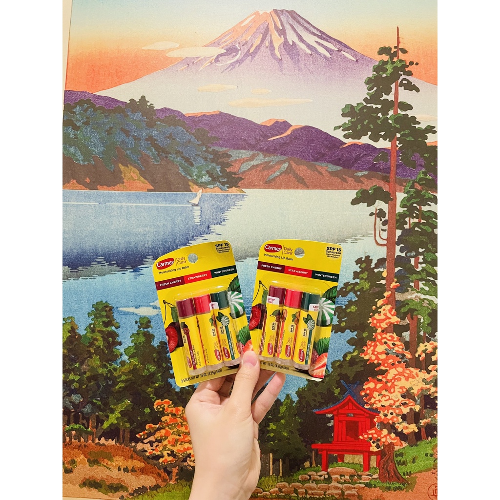 Son dưỡng môi Carmex hàng nội địa Mỹ các màu