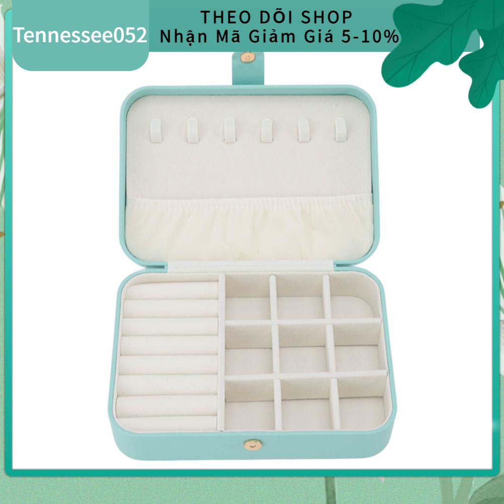 Tennessee052 Hộp đựng đồ trang sức du lịch trí nhỏ cầm tay cho nhẫn bông tai