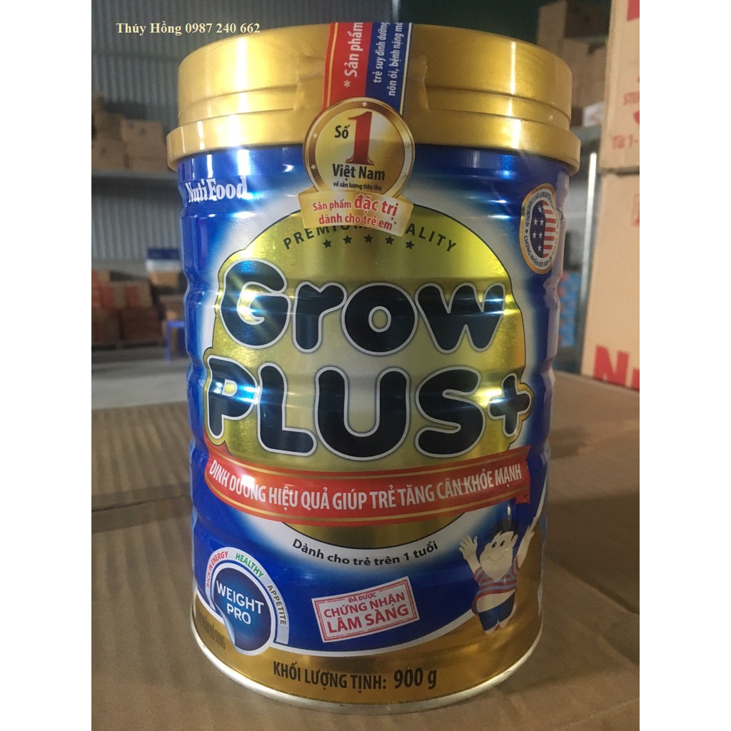 Sữa Grow Plus Xanh Nutifood 900g (cho trẻ từ 1 tuổi trở lên)