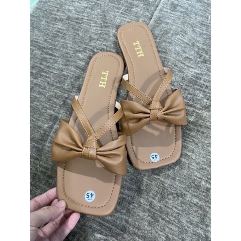 Dép lê nơ ngây ngô big size 35-45