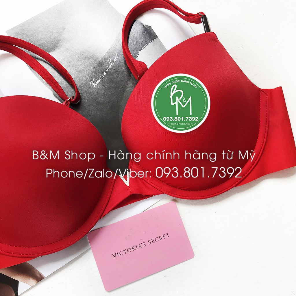 [Bill Mỹ - Size 32B/B70] - Màu đỏ trơn (78) nâng ngực, chữ V, Sexy Illusions gợi cảm thời trang, Lipstick