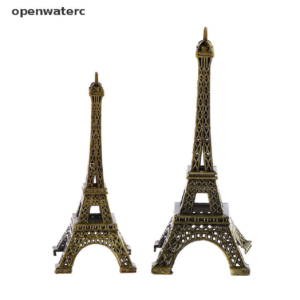Mô Hình Tháp Eiffel Bằng Kim Loại Đồng Phong Cách Paris Cổ Điển Dùng Để Trang Trí
