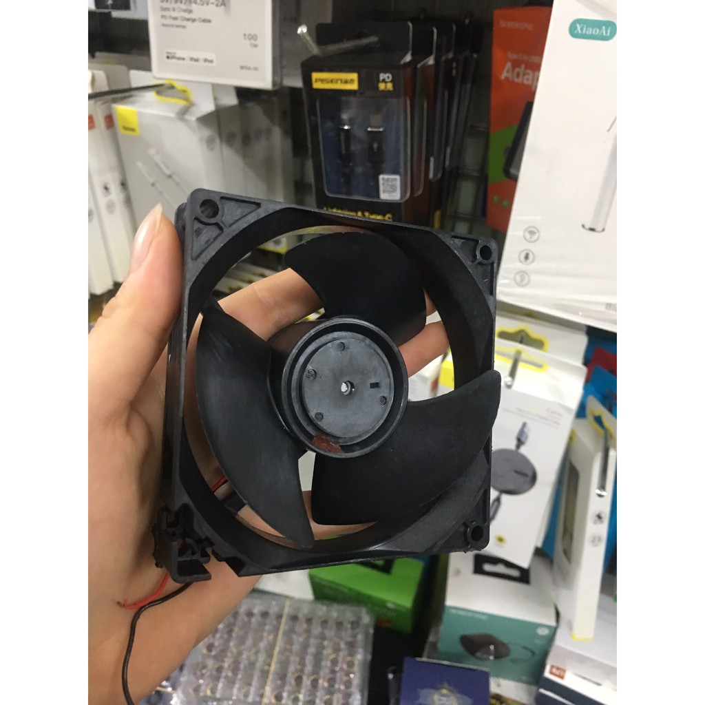 Quạt Panasonic Nidec DC 8V 9V 0.11A 2 dây hình vuông 9x9cm thay thế quạt gió tủ lạnh tản nhiệt cho các thiết bị điện