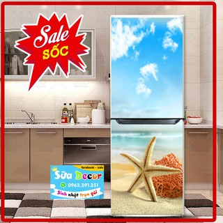 Giấy Dán Tủ Lạnh Chống Thấm Nước - Miếng dán tủ lạnh mới - Miếng dán tủ lạnh đại dương - chất liệu mới bền đẹp