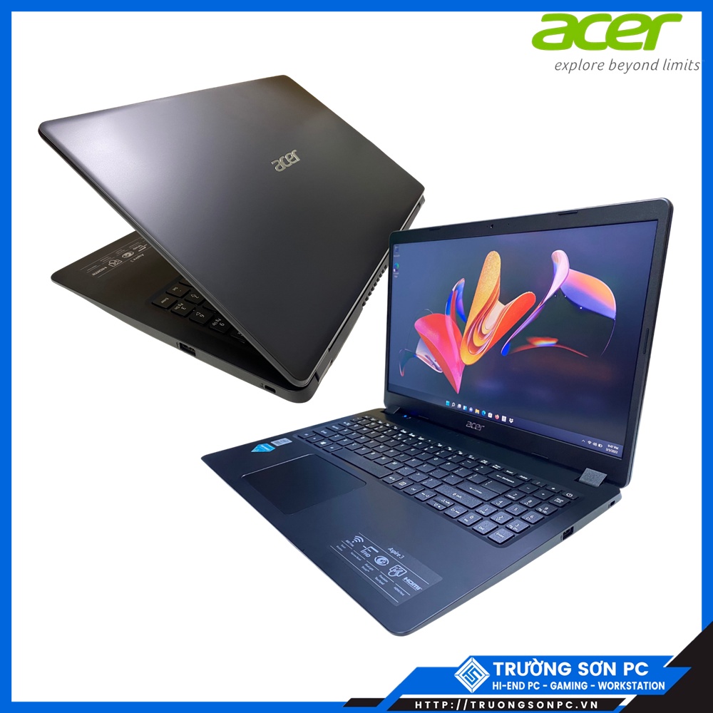 Laptop ACER Aspire 3 A315-56-38B1 (NX.HS5SV.00G) | i3-1005G1/ 4GB RAM/ 256GB SSD/ 15.6&quot; FHD/ Win 11/ Black