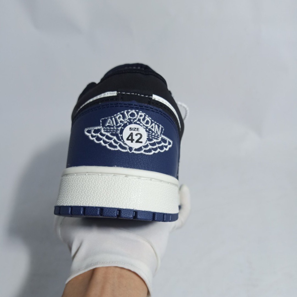 Giày Jordan Cổ Thấp JD1 Low, Giày Thể Thao Nam Nữ Sneaker Jordan Xanh Navi Thấp Cổ  Nam Nữ Chuẩn 11