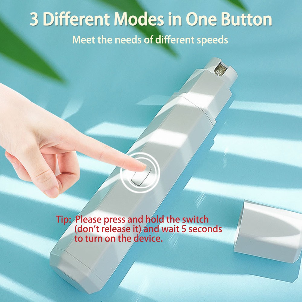 TOGEWITHU Máy làm móng 3 tốc độ không đau dành cho thú cưng