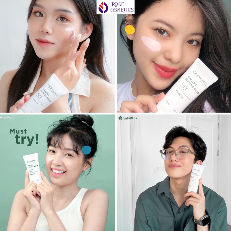 Kem chống nắng giảm mụn Caryophy Smart Sunscreen 5ml và 50ml IROSE-CARYKCN