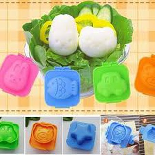 set 6 Khuôn Ép Cơm / làm đậu hũ non Cho Bé ăn dặm