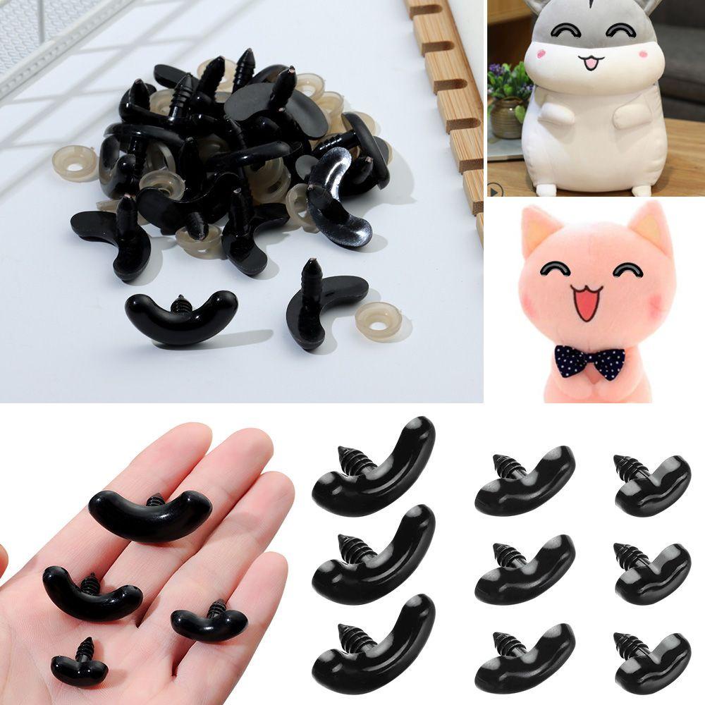 RAINBOW Set 20 / 10 Cặp Mắt Nhựa 17 / 24 / 30mm Gắn Mũi Gấu Bông