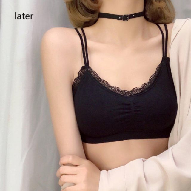 ÁO LÓT THUN GÂN PHA REN 617  (HÀNG LOẠI 1) | BigBuy360 - bigbuy360.vn