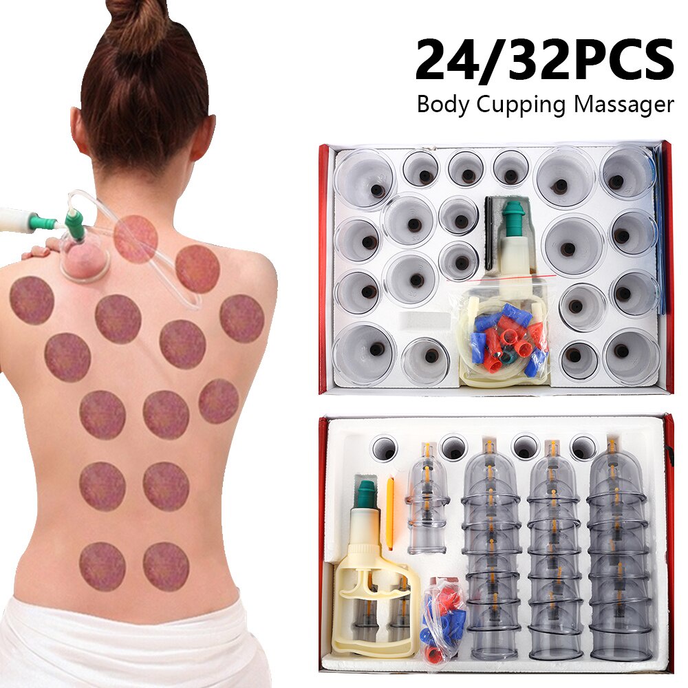 Bộ Giác Hơi 24 Ống Không Dùng Lửa Hút Chân Không Cao Cấp Chính Hãng GUROSS