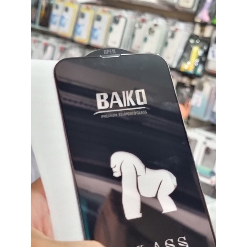 Kính cường lực Baiko Full màn hình dẻo cho iPhone 14 Pro Max, 13 Mini, 13 Pro Max, 12 Pro Max, 11, 11 Pro Max Xs Max, XR