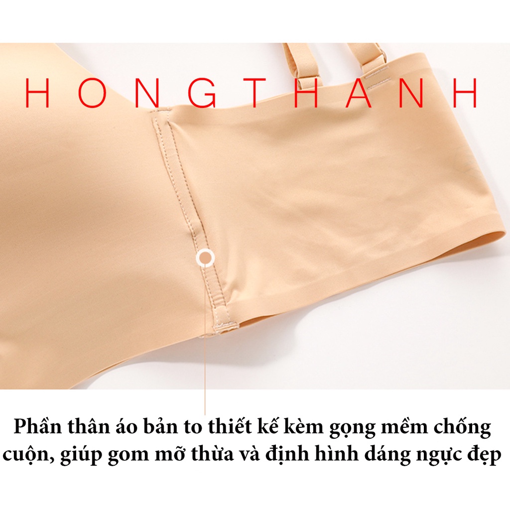 Áo Lót Thể Thao Không Gọng, Bản To Gom Ngực Đẹp, Chống Chảy Xệ, Chất Su Lụa Thoáng Mát