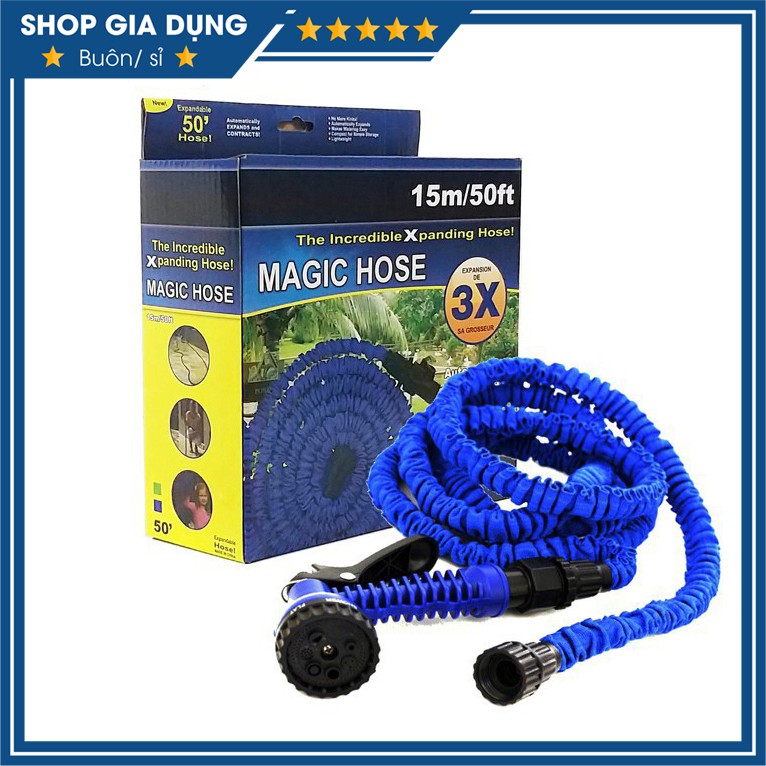 Vòi Rưa Xe, Vòi Xịt Giản Nở Thông Minh MaGic Dài 15m