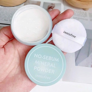 Phấn phủ kiềm dầu Innisfree No-sebum Mineral Pơder, Phấn phủ dạng bột kiềm dầu Innisfree (5g)