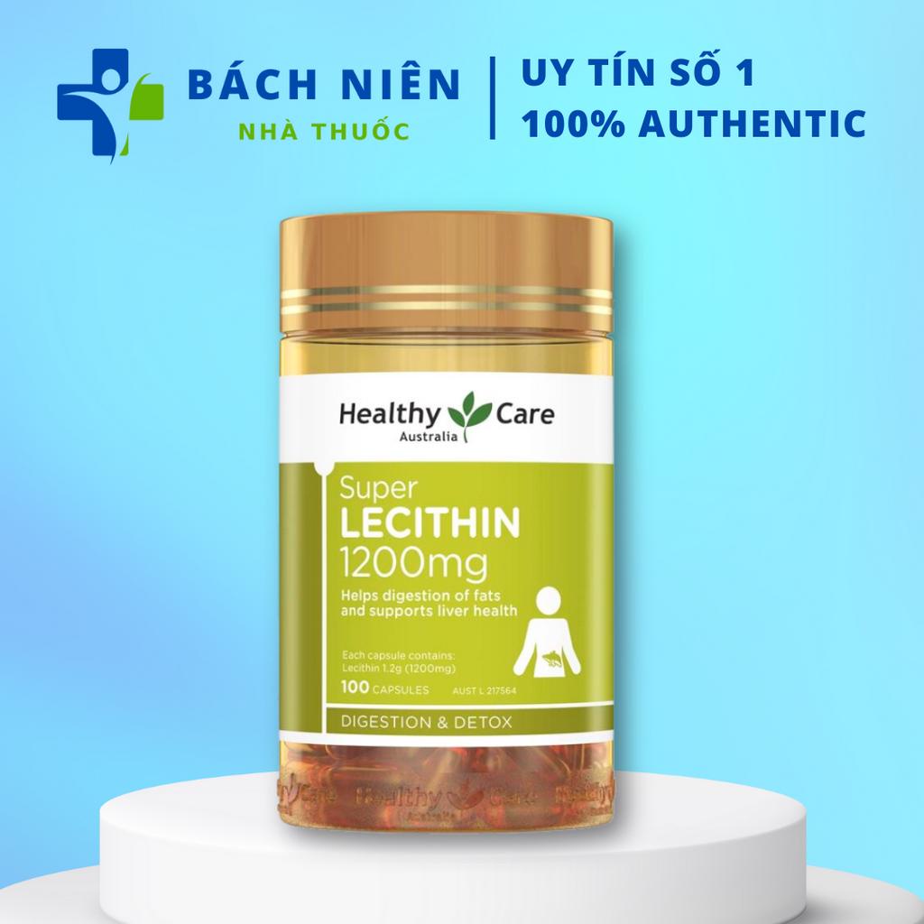 Mầm đậu nành Healthy Care Super Lecithin 1200mg, Mầm đậu nành Úc Healthy Care