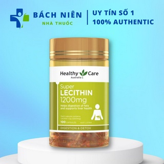 Mầm đậu nành Healthy Care Super Lecithin 1200mg, Mầm đậu nành Úc Healthy Care