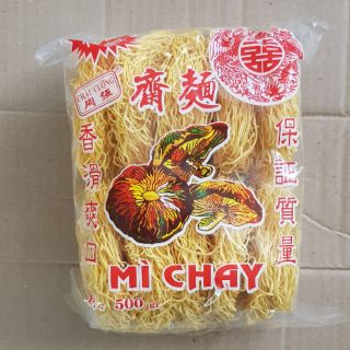 Mì chay nấm hương Châu Cường 500g.